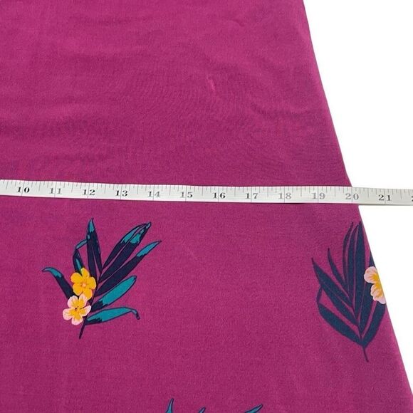 Old Navy Fuschia Tropical Print Spaghetti Strap Maxi Dress - Tall MI0102 - Picture 6 of 9